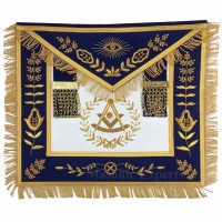 Past Master Gold Handmade Embroidery Apron