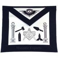 Masonic  Hand Embroidery Tools Navy Blue Apron