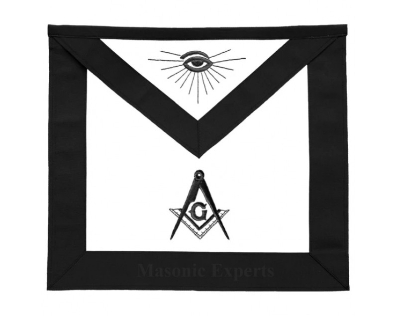 Master Mason Funeral Hand Embroidery Apron