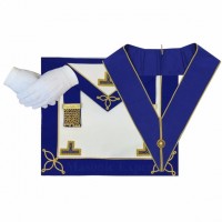 Masonic Craft Provincial Undress Apron and Collar with Gloves