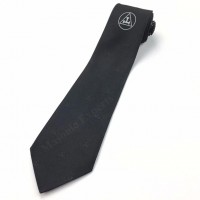 Masonic Royal arch 100% Silk Woven Tie with royal arch logo Black