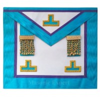 Masonic Memphis Misraim Rite Worshipful Master Apron with Tassels