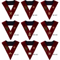 Scottish Rite 14th Degree Lodge Of Perfection Officer Collars Set Of 9