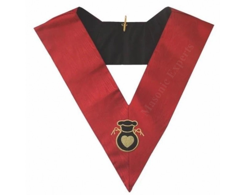 Masonic AASR collar 18th degree - Knight Rose Croix - Almoner