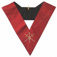 Masonic AASR collar 18th degree - Knight Rose Croix - Master of Ceremonies