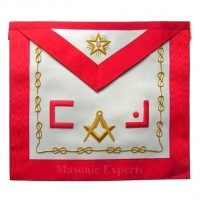 AASR - Master Mason - Masonic Letters Square Compass